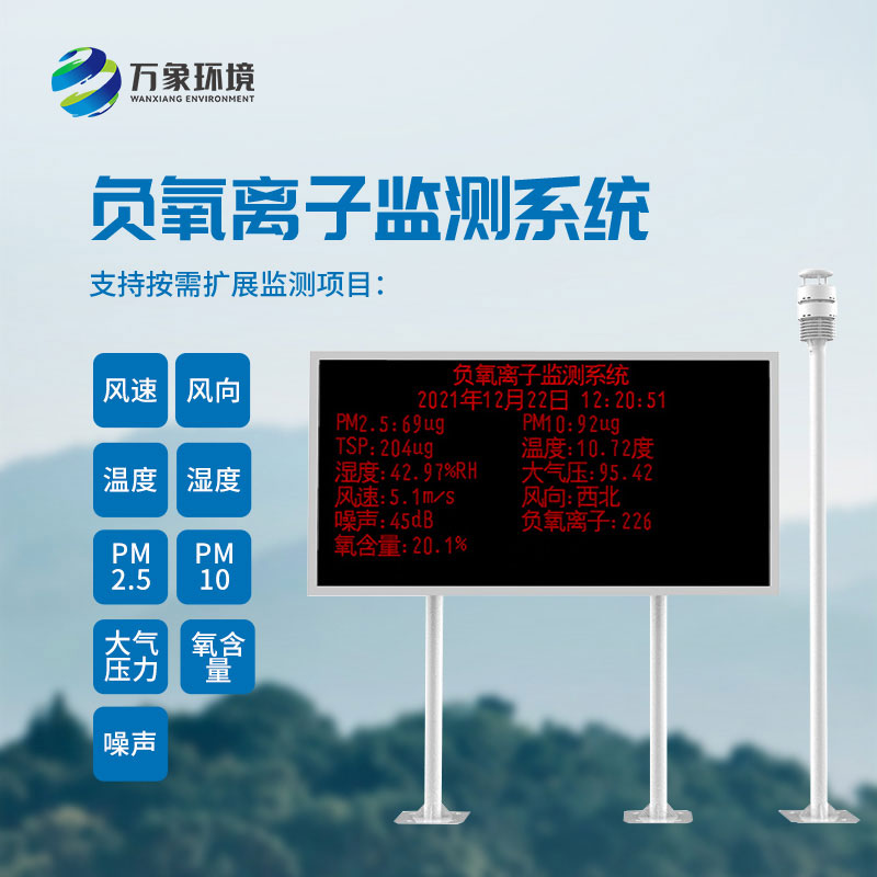 大氣負(fù)氧離子自動(dòng)監(jiān)測(cè)系統(tǒng)